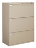 Global 3 Drawer 36"W  Lateral Filing Cabinet