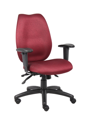 Boss Burgundy Ergonomic Chair