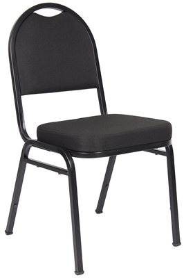 Boss Black Crepe Banquet Chair (4 Pack)