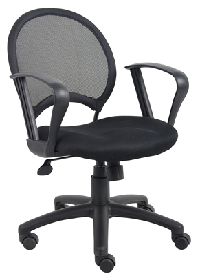 Boss Mesh Chair With Loop Arms