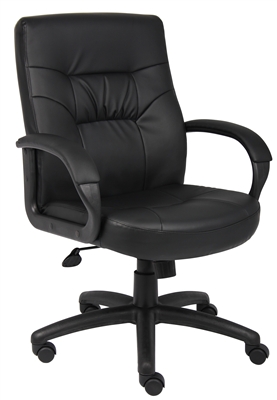 Boss Executive Mid Back Leatherplus Chair