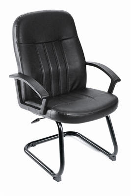 Boss Executive Leather Budget Guest Chair