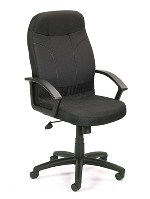 Boss Executive Fabric Chair In Black