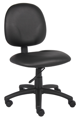 Boss Diamond Task Chair In Black Caressoft