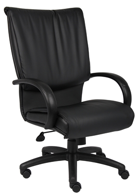 Boss High Back Black Leatherplus Executive Chair