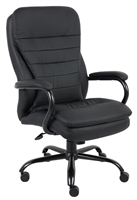 Boss Heavy Duty Double Plush Caressoftplus Chair - 350 Lbs