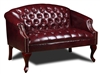 Boss Classic Traditional Button Tufted Loveseat.