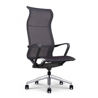 High Profile Executive Mesh Chair with Black Nylon Base