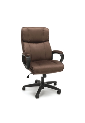 PLUSH HIGH BACK MICROFIBER OFFICE CHAIR