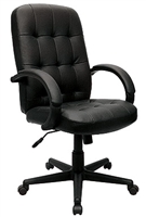 Black Leather Office Chair