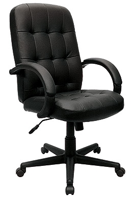 Black Leather Office Chair