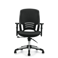 OTG11685 mesh high back office chair front view
Black ergonomic high back mesh office chair
High back synchro-tilt task chair with adjustable arms