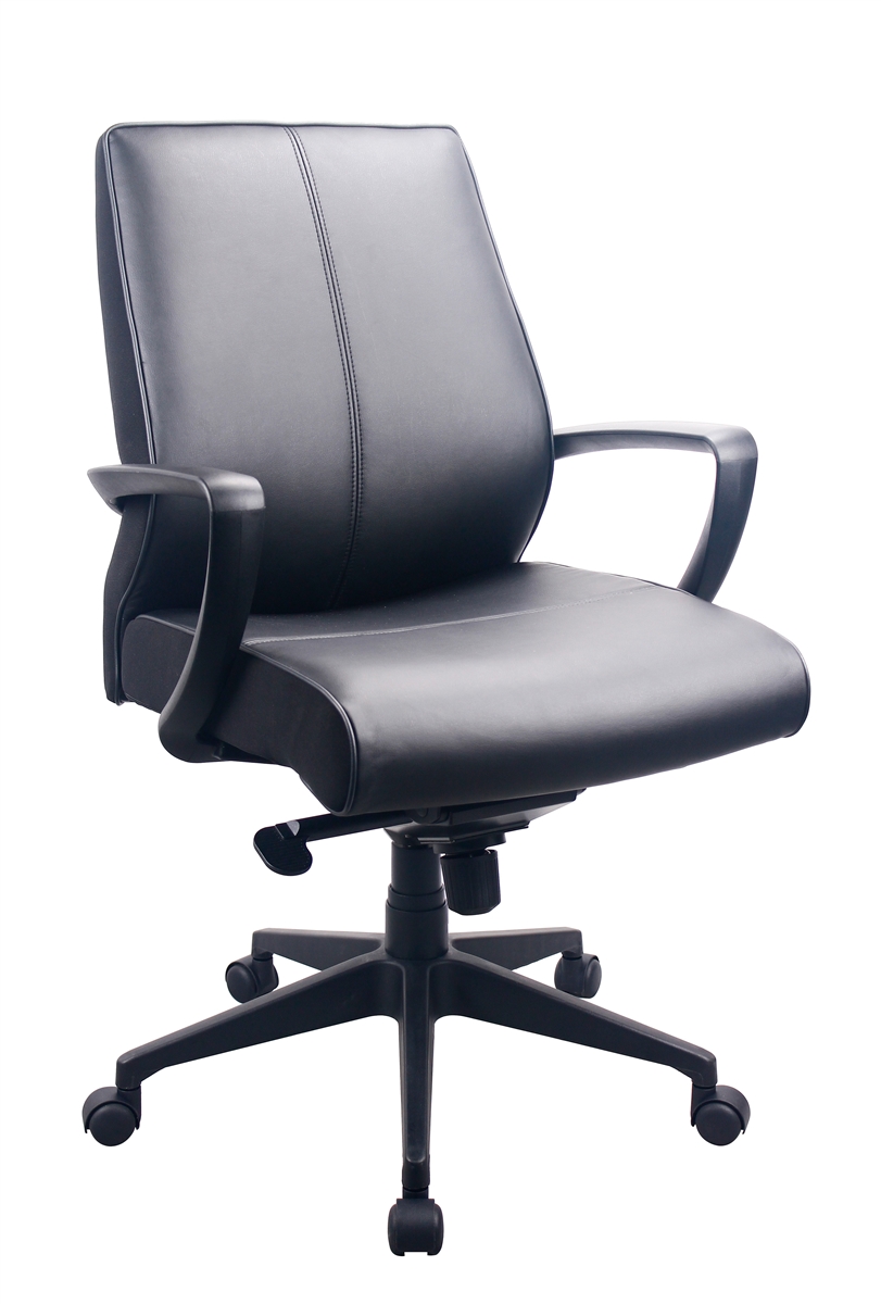 Black conference shop room chairs