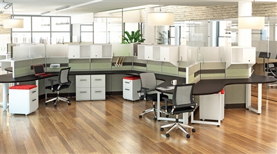 Modern Cubicle Workstations