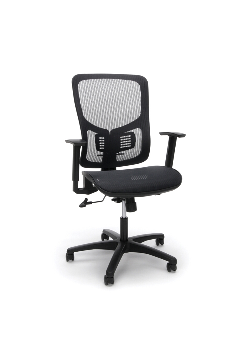 Mesh bottom outlet chair