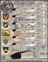 1/48 F-4C Gull Gray USAF Phantoms