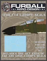 1/48 F-4 Canopy Seals