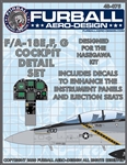 1/48 F-18E,F,G Cockpit Detail Set