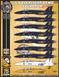 1/48 US Navy Flight Demo Team 2021 F/A-18E/F