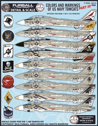 1/48 USN F-14 Tomcats Colors & Markings Part III