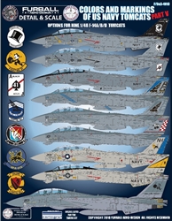 1/48 USN F-14 Tomcats Colors & Markings Part V