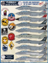 1/48 USN F-14 Tomcats Colors & Markings Part II