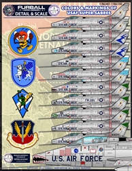 1/48Colors & Markings of USAF F-100s PT1