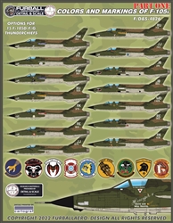 1/48 Colors & markings of F-105s Part I