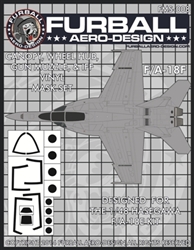 1/48 F/A-18F Vinyl Mask Set for the Hasegawa Kit