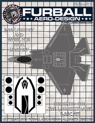 1/48 F-35C Vinyl Mask Set for the  Kittyhawk Kit