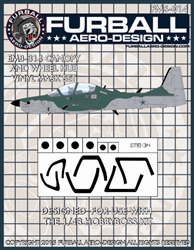 1/48 EMB-314 Vinyl Mask Set for the Hobby Boss Kit