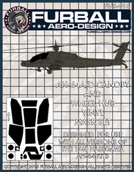 1/48 AH-64 Vinyl Mask Set for the Hasegawa Kit