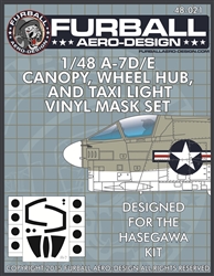 1/48 A-7D/E Vinyl Mask Set for the Hasegawa Kit