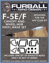 1/48 F-5E/F Vinyl Mask Set