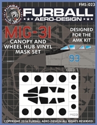 1/48 1/48 MIG-31 Vinyl Mask Set