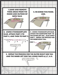 1/48 F-14 Tail Reinforcement Plates