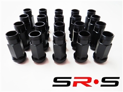 SRS TUNER LUG NUTS BLACK