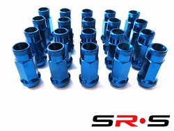 SRS TUNER LUG NUTS BLUE