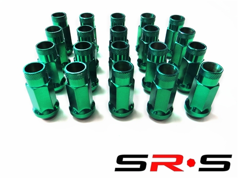 SRS TUNER LUG NUTS GREEN