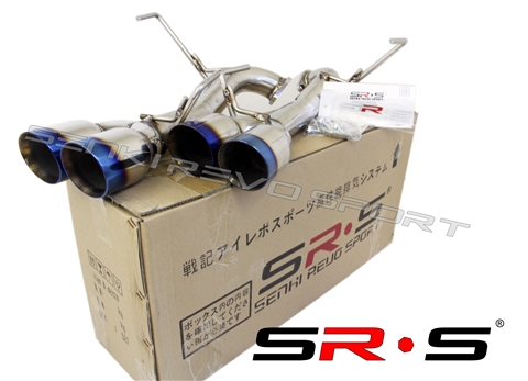 SRS 2015+ WRX STI Quad Axleback Burnt Tip Exhaust System