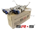 SRS 2015+ WRX STI Quad Axleback Burnt Tip Exhaust System w/Muffler