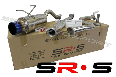 SRS Honda Civic 92-95 3D Hatchback DX/SI Burnt Tip catback exhaust system