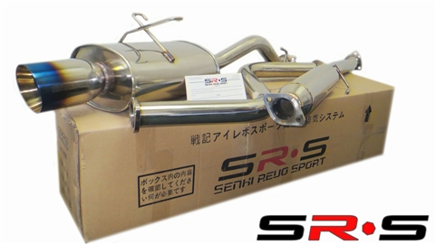 SRS Honda Civic 92-00 2/4DR EX BURNED TIP catback exhaust system TYPE RE