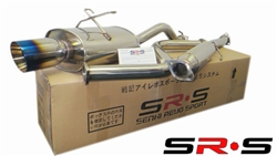 SRS Honda Civic 99-00 Si BURNED TIP catback exhaust system TYPE RE