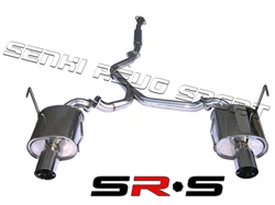 SRS Subaru WRX 08-09 4Dr catback exhaust system