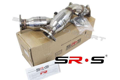 SRS 03-06 Nissan 350Z/G35 Catless Test pipe/Downpipe (With Resonator)