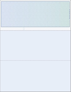 Blank Top Position Cube Background Check Stock - Perfs at 3.67", 7.33"