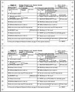 1042-S 5-part Carbonless Forms