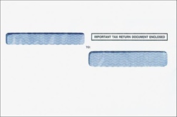 W-2 4up Self-Seal Double Window Envelope