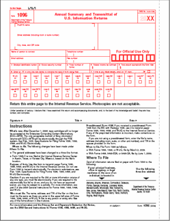1096 Summary and Transmittal - Laser Forms